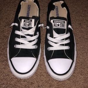 Size 7 women’s converse slip on back shoes
